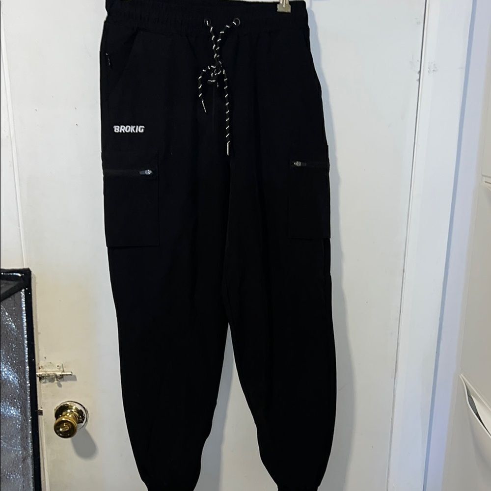 BROKIG Black Windpants-M